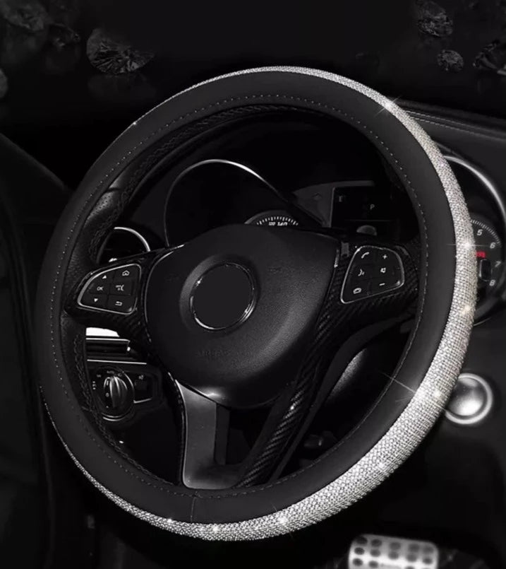 Rhinestone Steering Wheel Cover